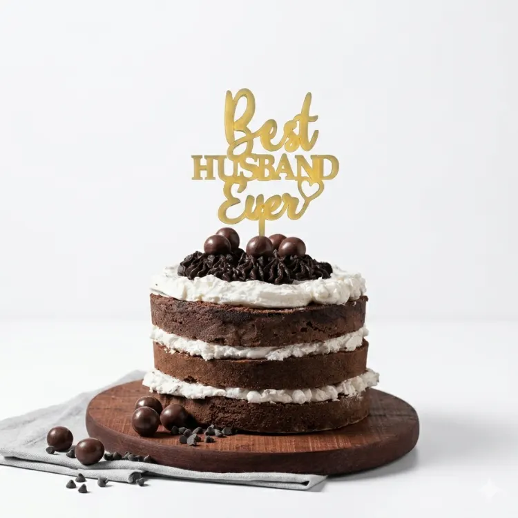 Buy best husband cake topper online India